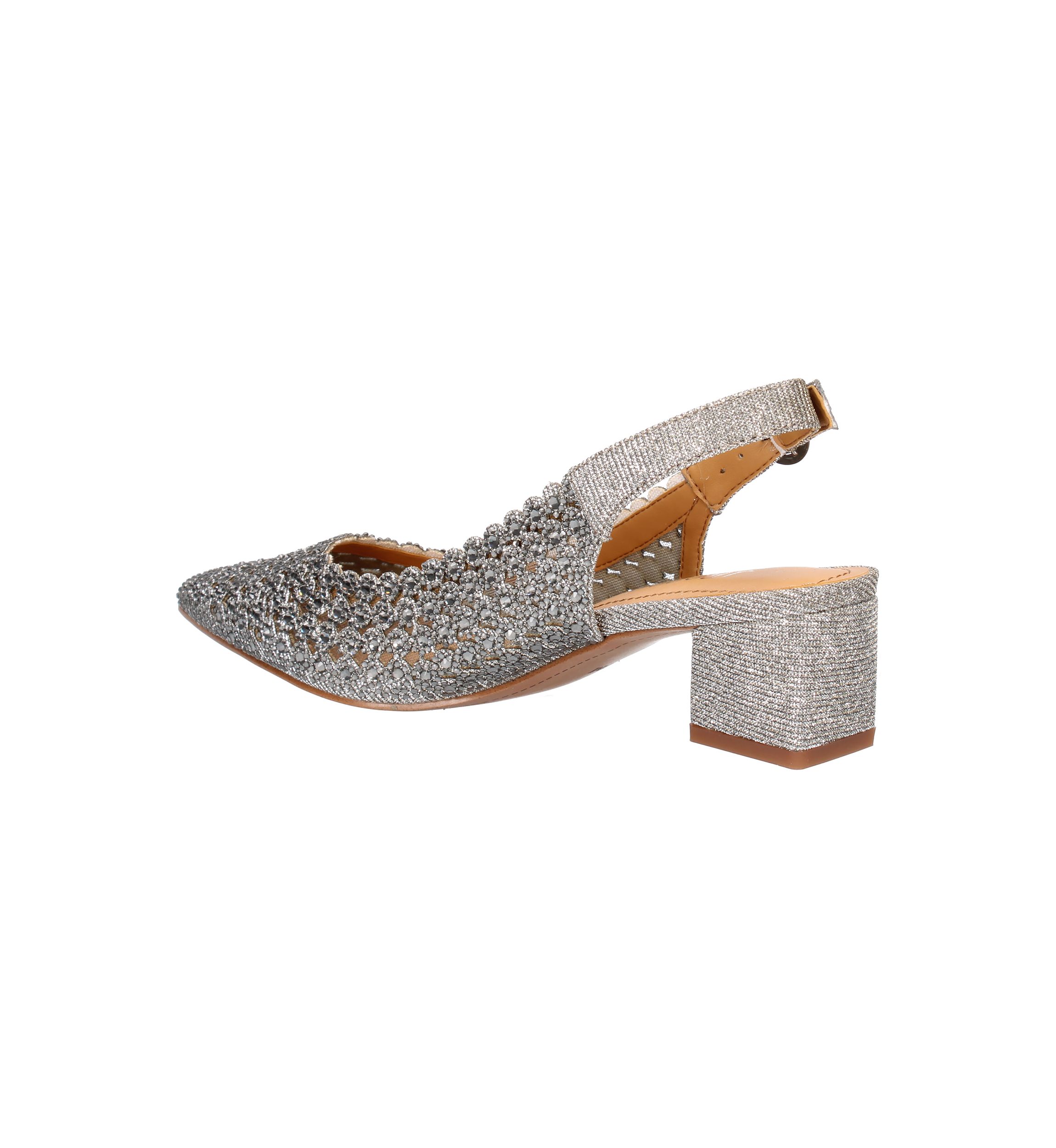 Pranil Sparkle Slingback Heels