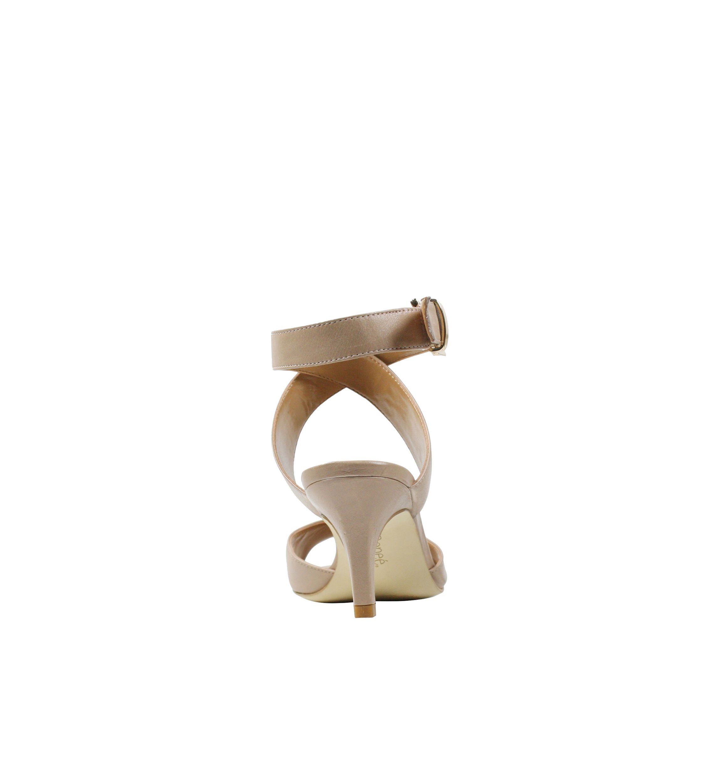 Soncino Criss Cross Ankle Strap Mid Heel Sandal  2.25 IN Heel