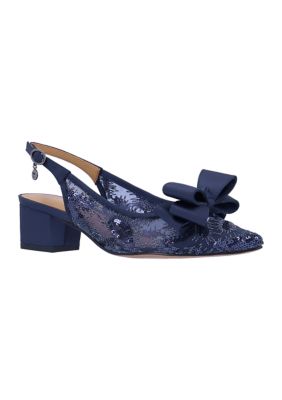 J. Renee Madeleina 9 Women's Navy