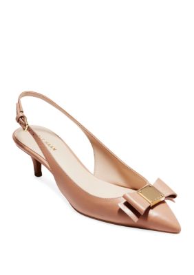 Cole haan tali bow hot sale slingback