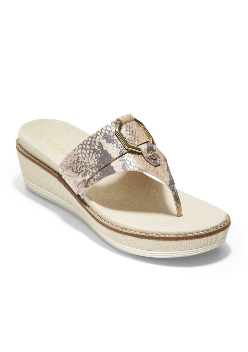 OriginalGrand Flatform Thong Sandals 
