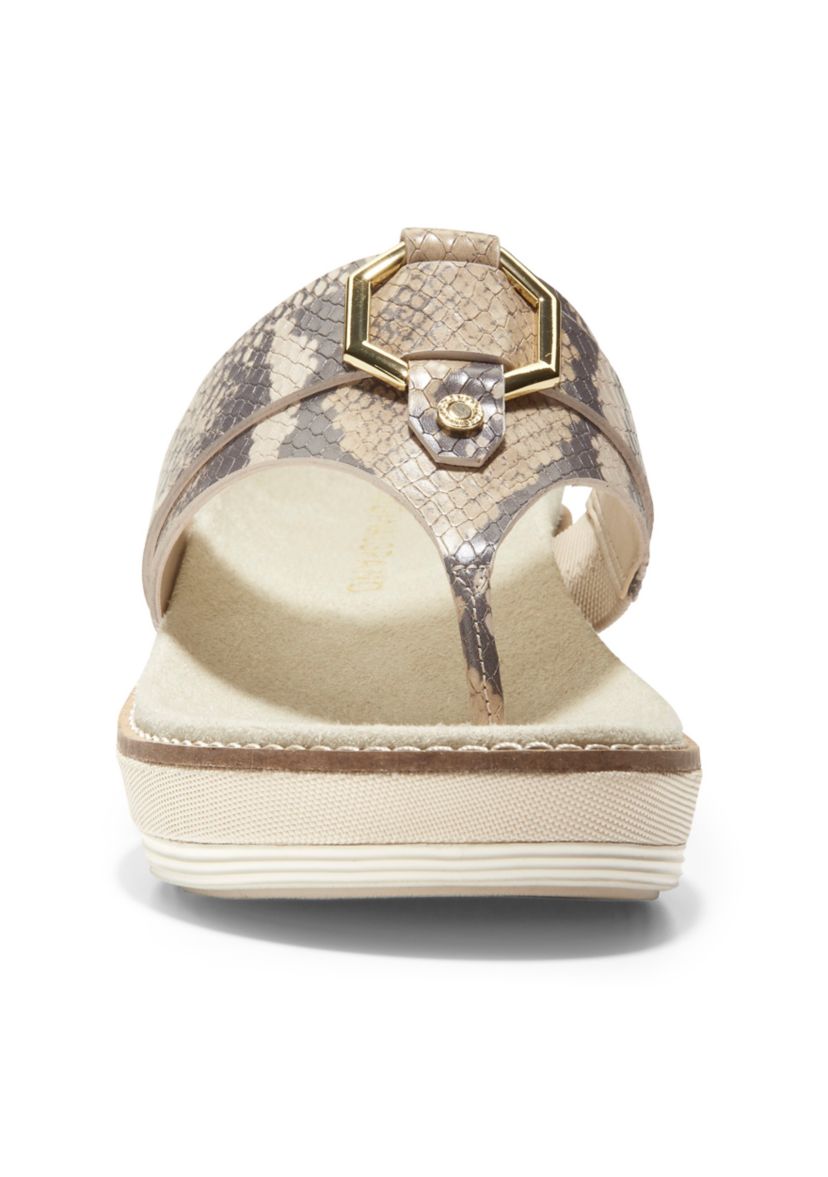 OriginalGrand Flatform Thong Sandals 