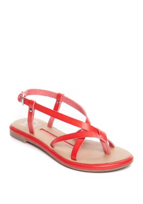 New Directions Jillie Strappy Flat Sandals belk