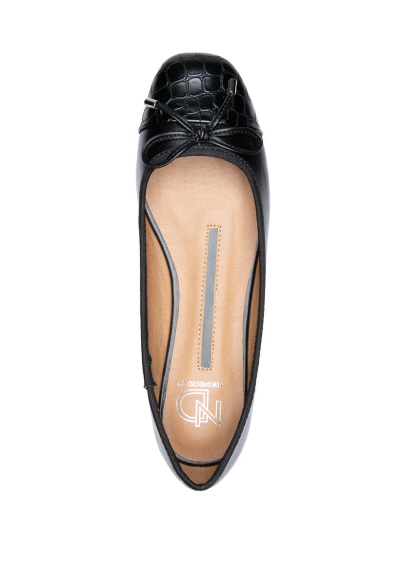 Livey Square Toe Flats