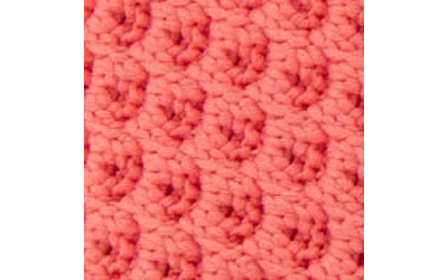 Coral Textured Knit Fabric