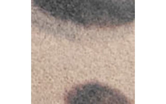 Natural/Brown Spotted Faux Suede