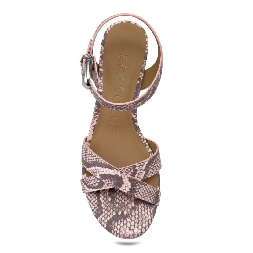 アトリエgg シュシュ・ド・ママン　50'sアロハ ガール 19ハーフ AEROSOLES® Cinzia Heeled Sandal | Belk