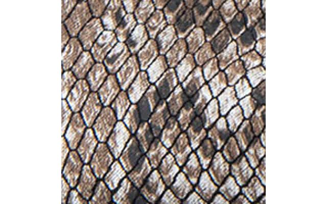 Antique Bronze Snake Print Faux Leather
