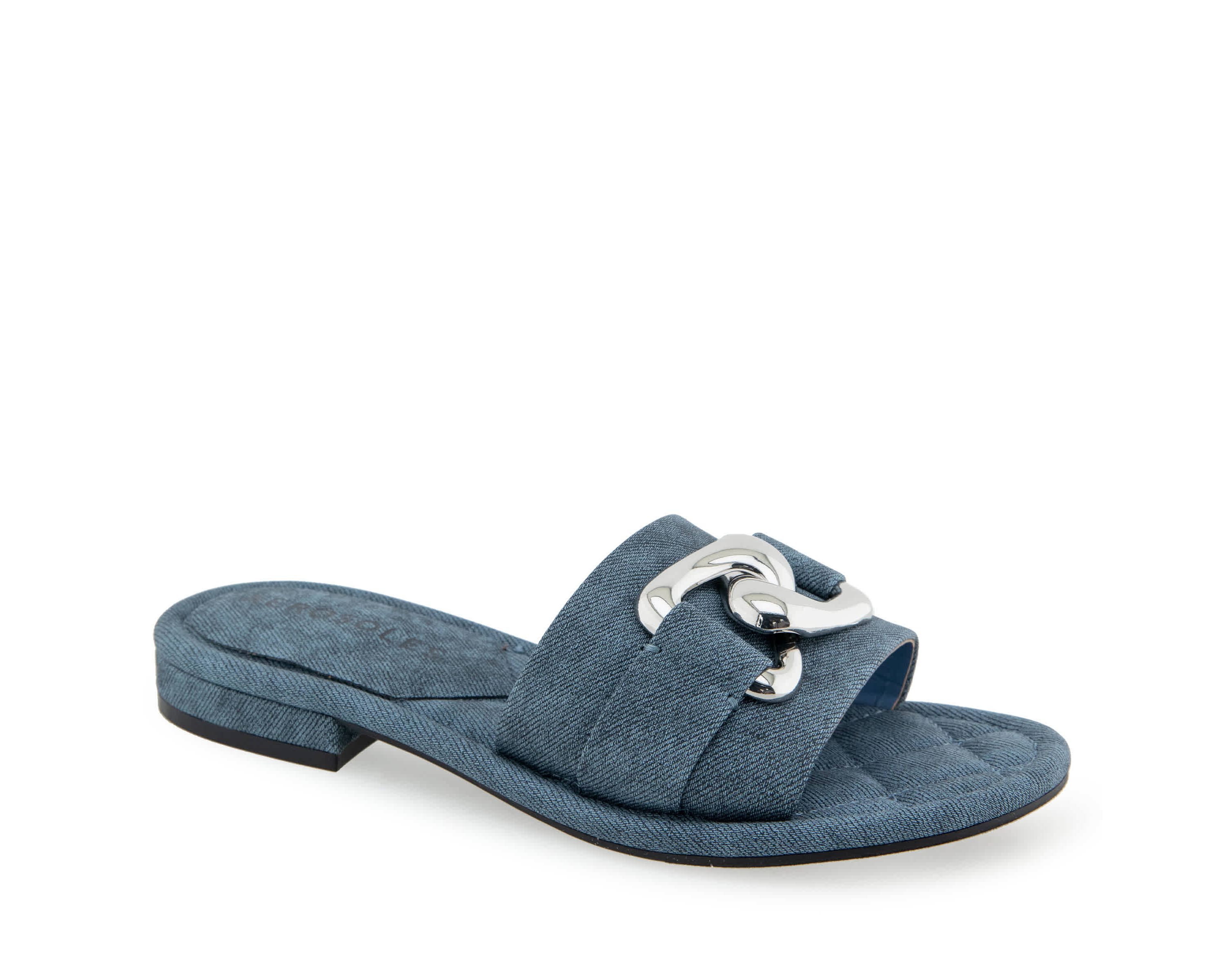 Big Charm Slide Sandals