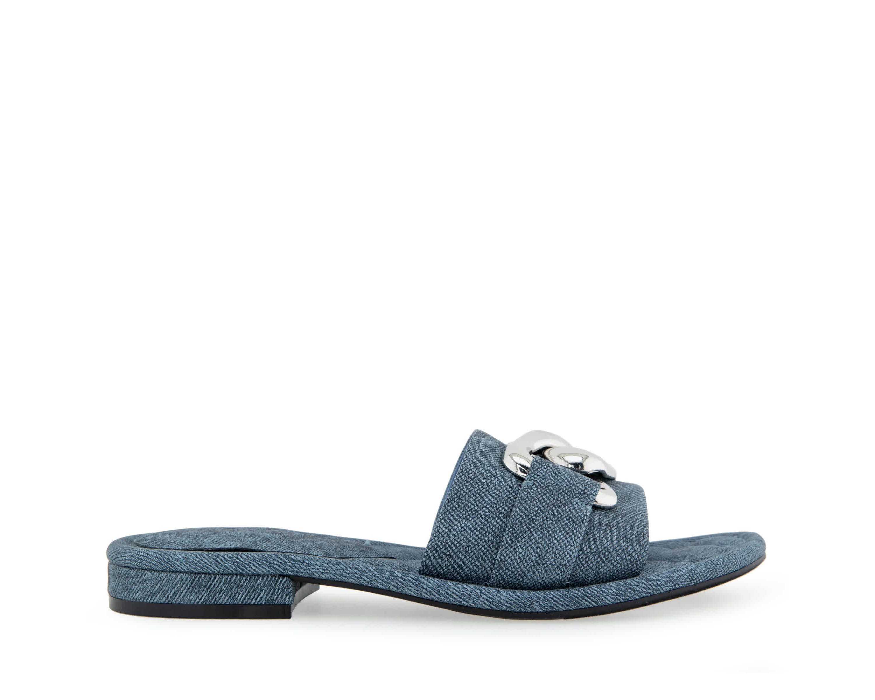 Big Charm Slide Sandals