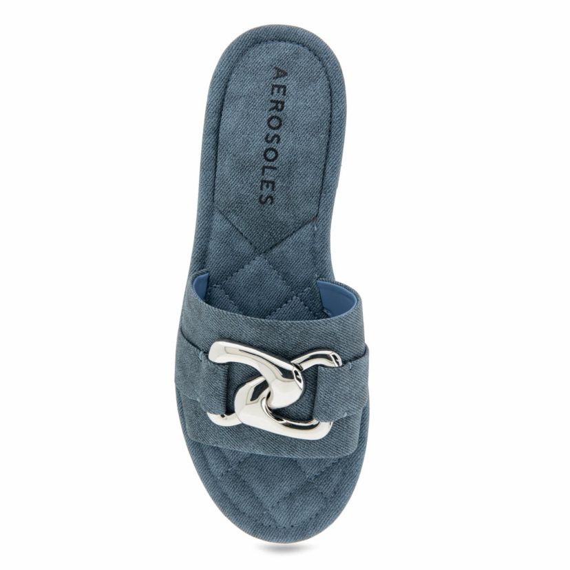 Big Charm Slide Sandals