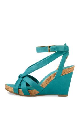 Aerosoles Fashion Plush Strappy Wedge Sandals Belk
