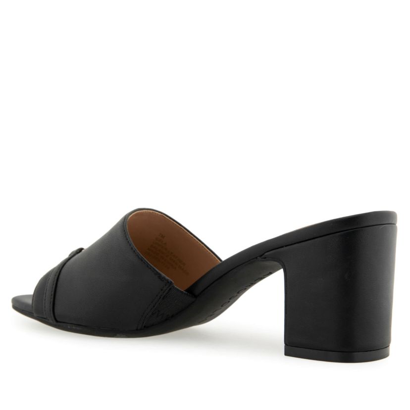 Gela Heeled Slide Sandals