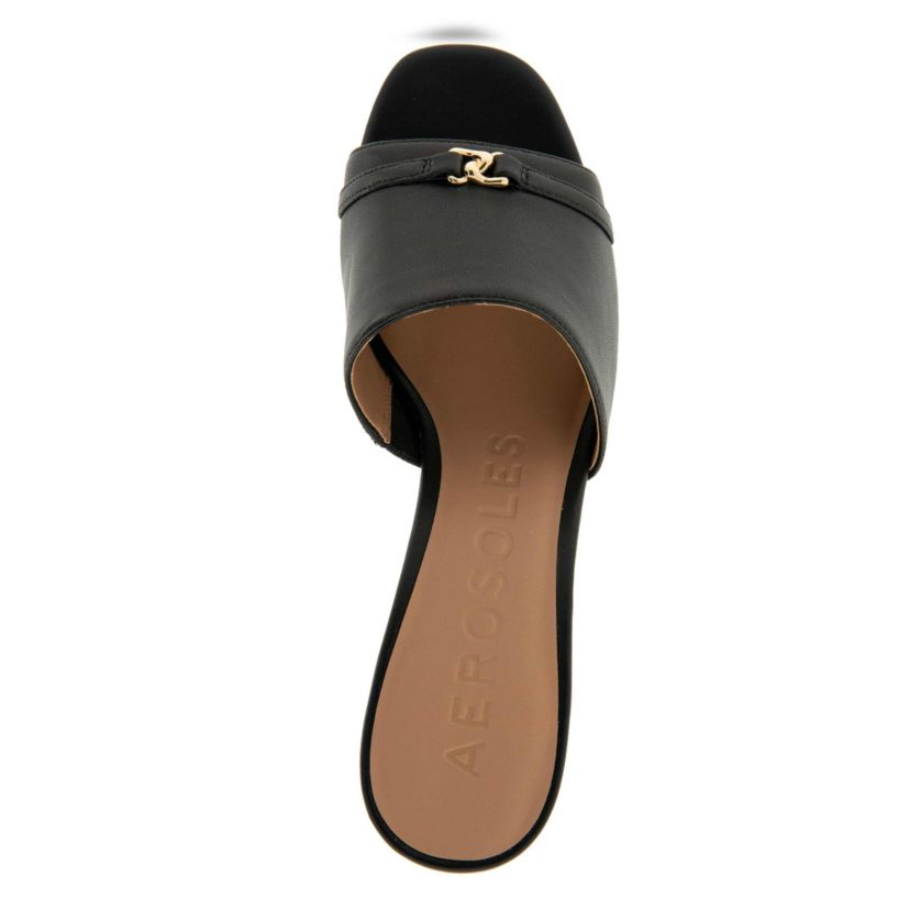 Gela Heeled Slide Sandals
