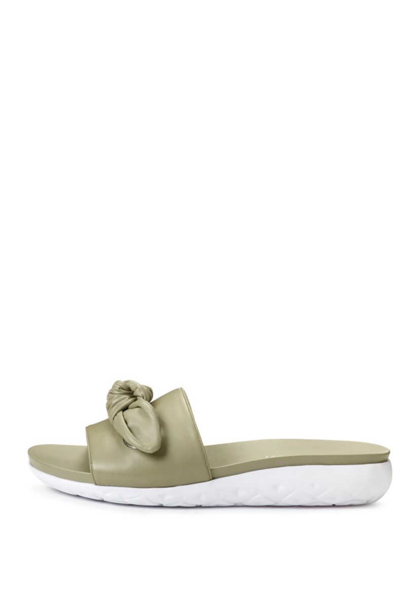 Manicure Bow Slide Sandals