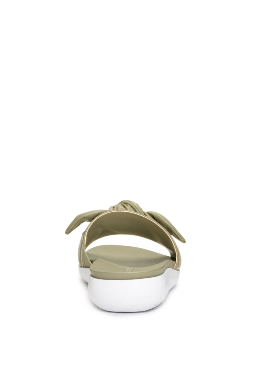 Manicure Bow Slide Sandals