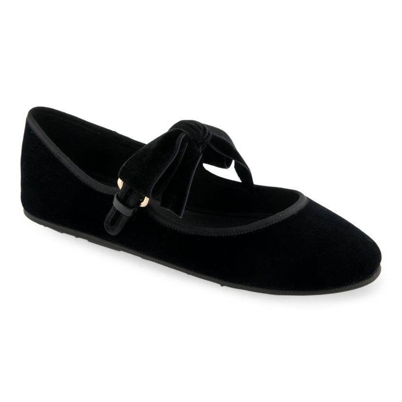 Poppy Bow Mary Jane Flat