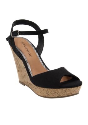 Rampage Crissy Casual Cork Wedge | belk