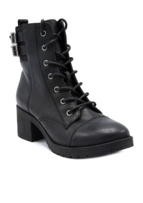 Rampage black combat boots online