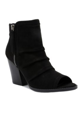 belk open toe booties