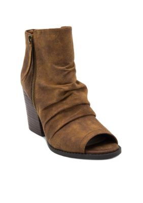 belk open toe booties