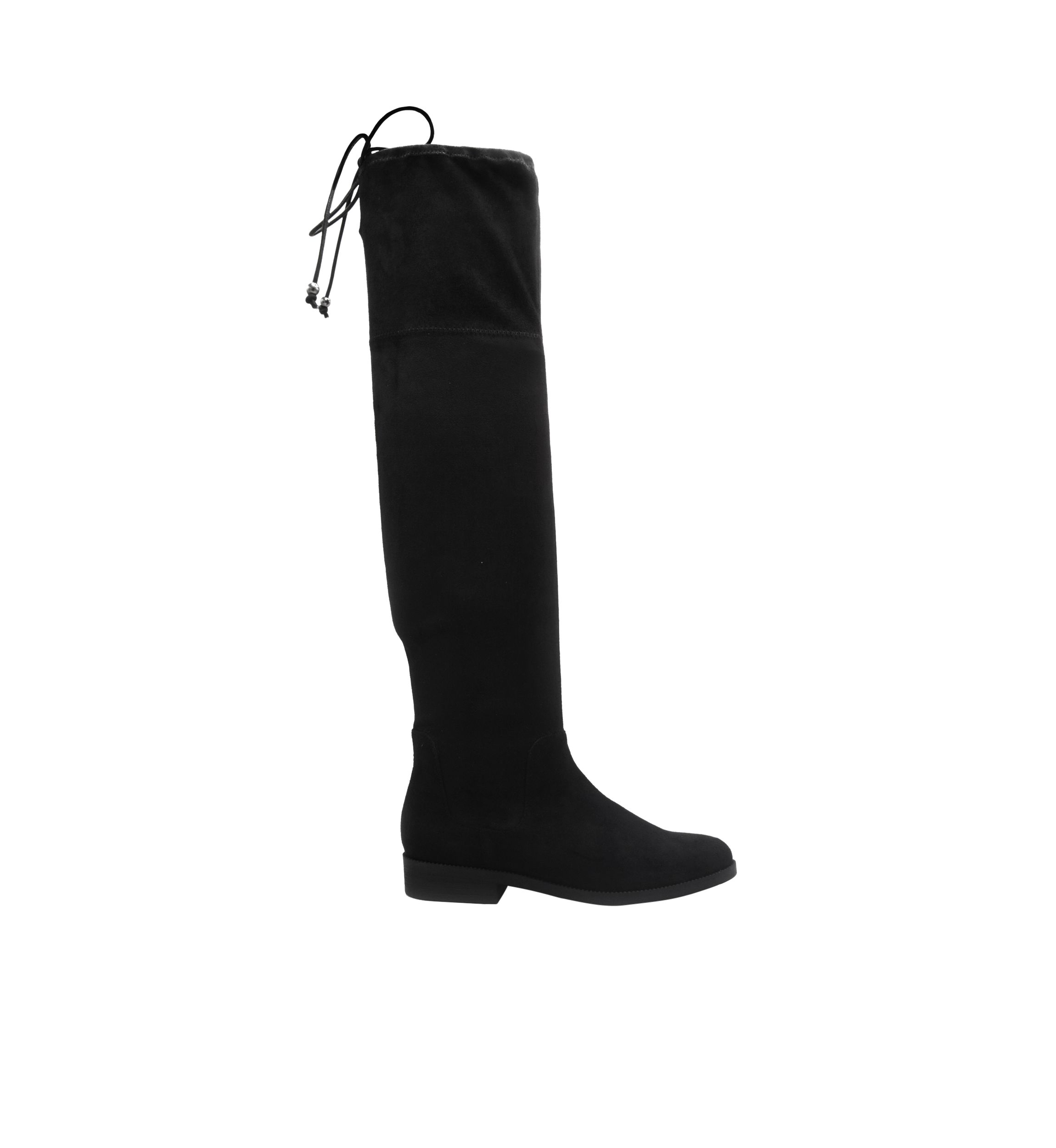 OVER THE KNEE:8 Medium:BLACK MICRO