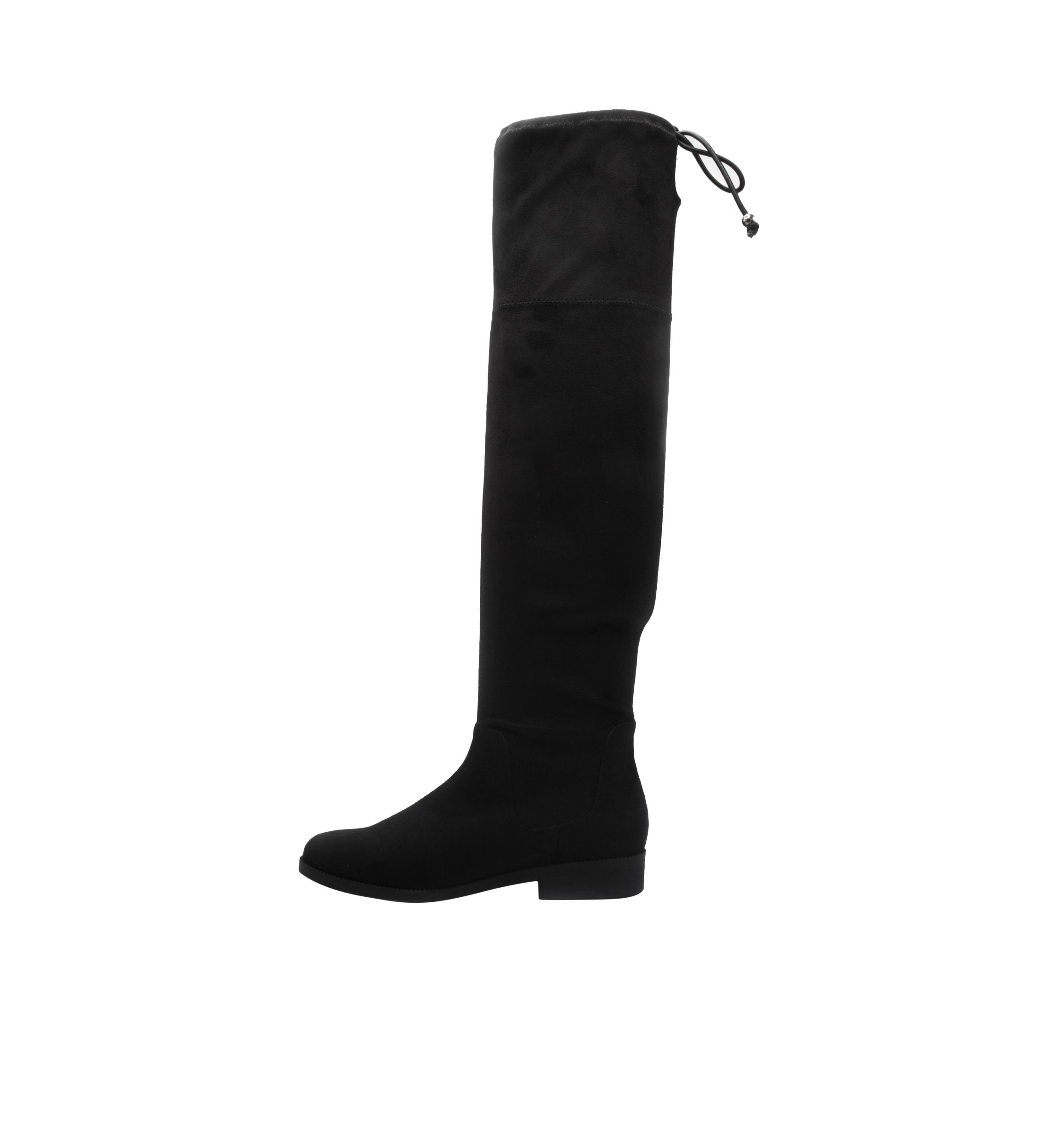 OVER THE KNEE:8 Medium:BLACK MICRO