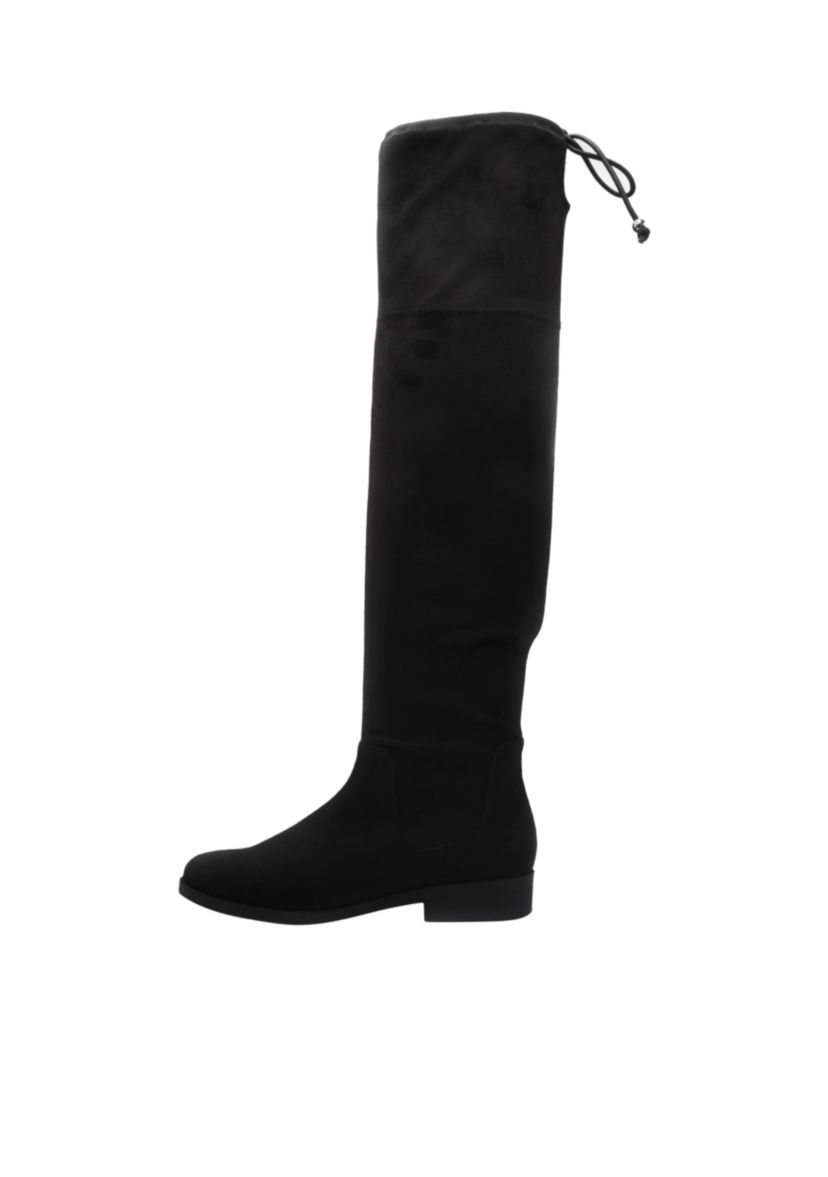 OVER THE KNEE:8 Medium:BLACK MICRO