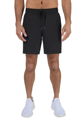 90 Degree by Reflex Men's Madra Texture Power Shorts, Black, 2XL