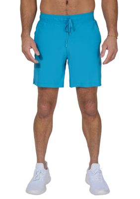 90 Degree by Reflex Men's Madra Texture Power Shorts, Azure, 2XL
