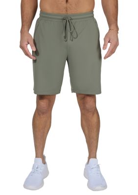 90 Degree by Reflex Men's Mesh Basketball Shorts, Sage, 2XL