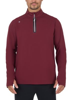 90 Degree by Reflex Men's Lined Warp Quarter Zip Pullover, 2XL