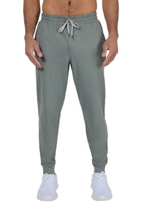90 Degree by Reflex Men's Cationic Jersey Basic Joggers, Green, 2XL