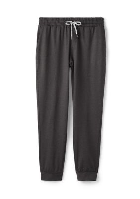 90 Degree by Reflex Men's Big & Tall Cationic Jersey Crew Basic Joggers, XL Tall