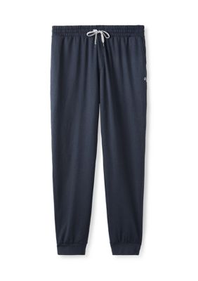 90 Degree by Reflex Men's Big & Tall Cationic Jersey Crew Basic Joggers, Navy Blue, 3XL Tall