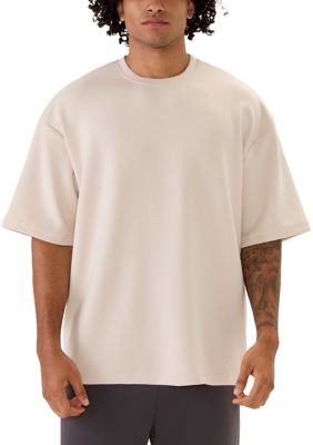 90 Degree by Reflex Men's Softlite Shift Oversize Short Sleeve T-Shirt, Gray, 2XL