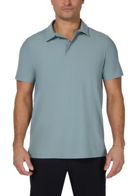 90 Degree by Reflex Men's Hybrid Short Sleeve Jersey Polo Shirt, 2XL
