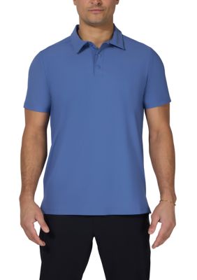 90 Degree by Reflex Men's Hybrid Short Sleeve Jersey Polo Shirt, 2XL