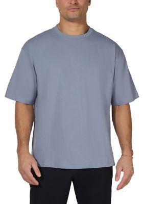 90 Degree by Reflex Men's Acid Washed Oversized T-Shirt, 2XL