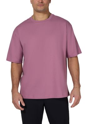 90 Degree by Reflex Men's Acid Washed Oversized T-Shirt, 2XL