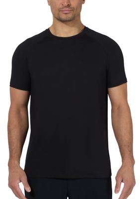 90 Degree by Reflex Men's Cooltek Presto Short Sleeve Crew Neck T-Shirt, Black, 2XL