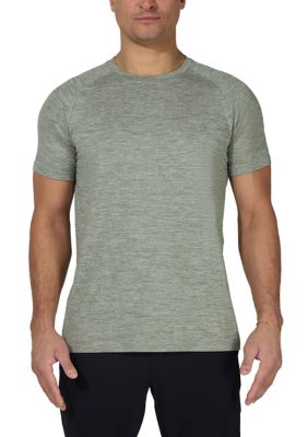 90 Degree by Reflex Men's Cooltek Presto Short Sleeve Crew Neck T-Shirt, Sage, 2XL
