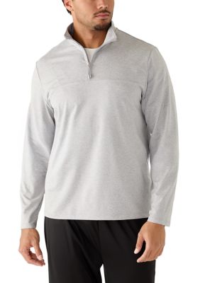 90 Degree by Reflex Men's Big & Tall Cationic Jersey 1/4 Zip Pullover, 3XL Tall