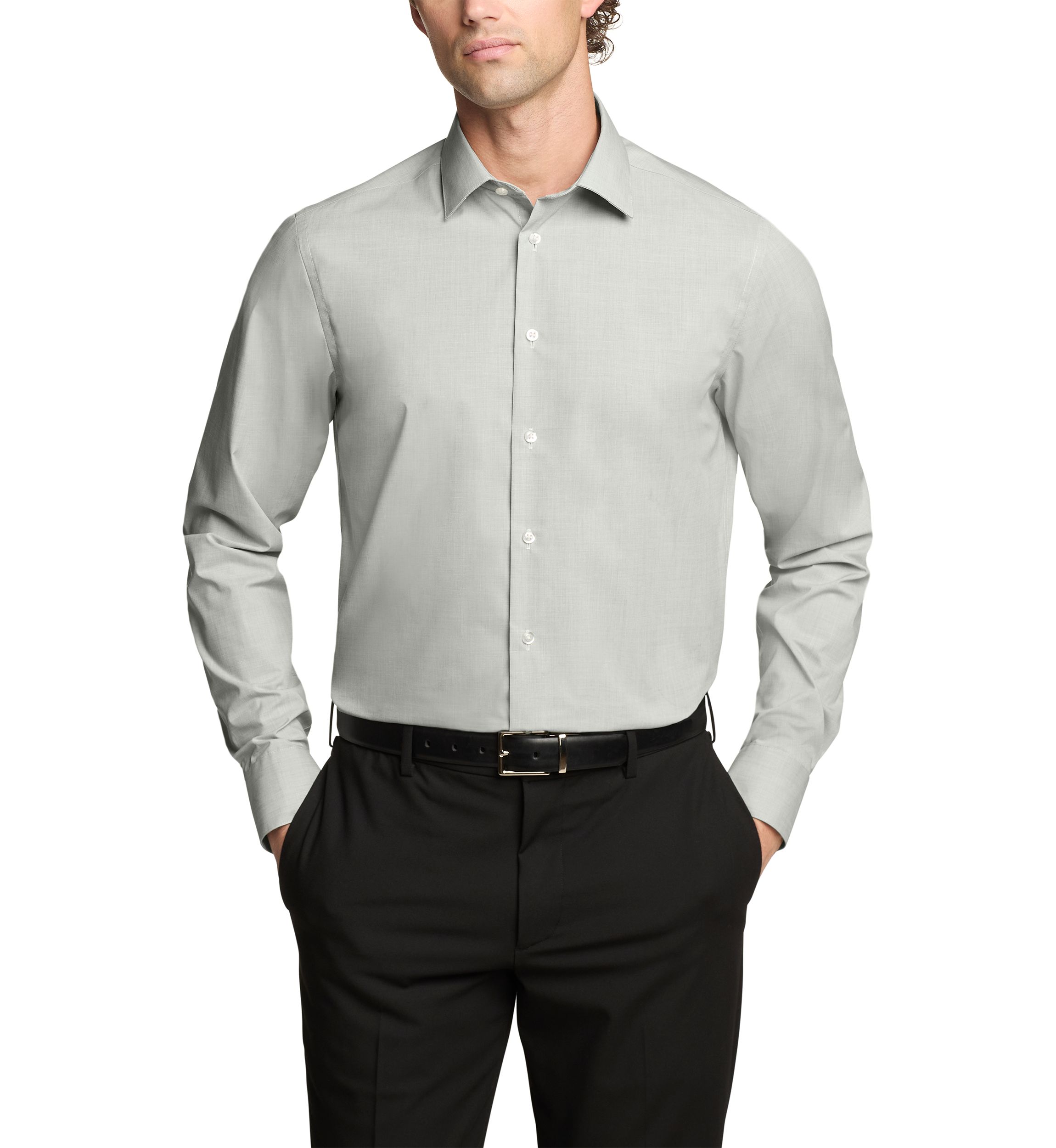 Mens Slim Fit Dynamic Cooling Dress Shirt