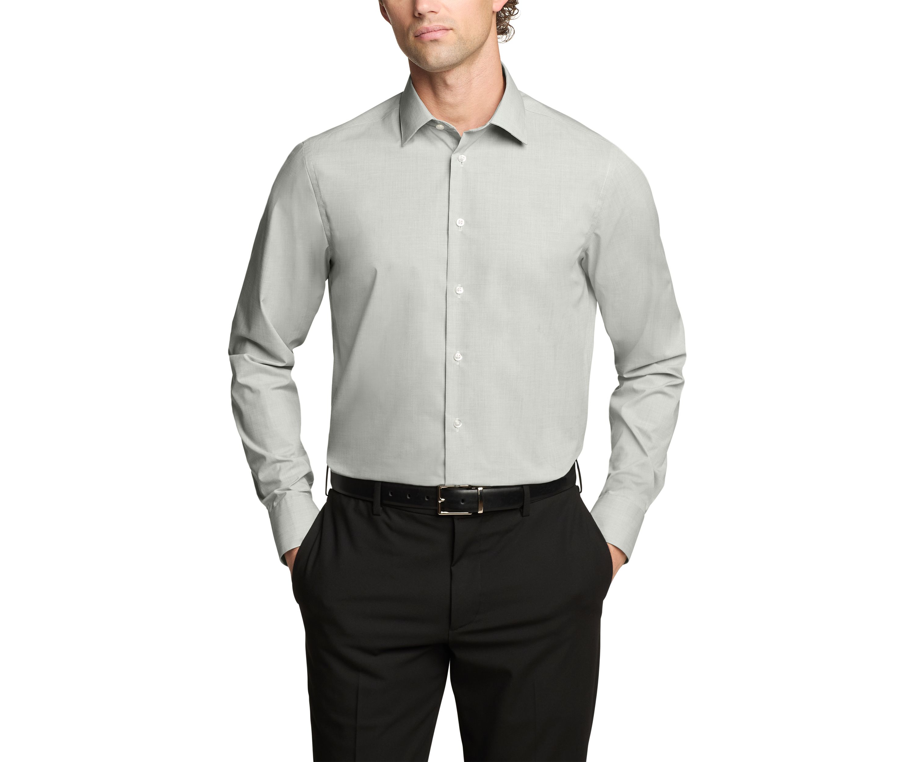 Mens Slim Fit Dynamic Cooling Dress Shirt