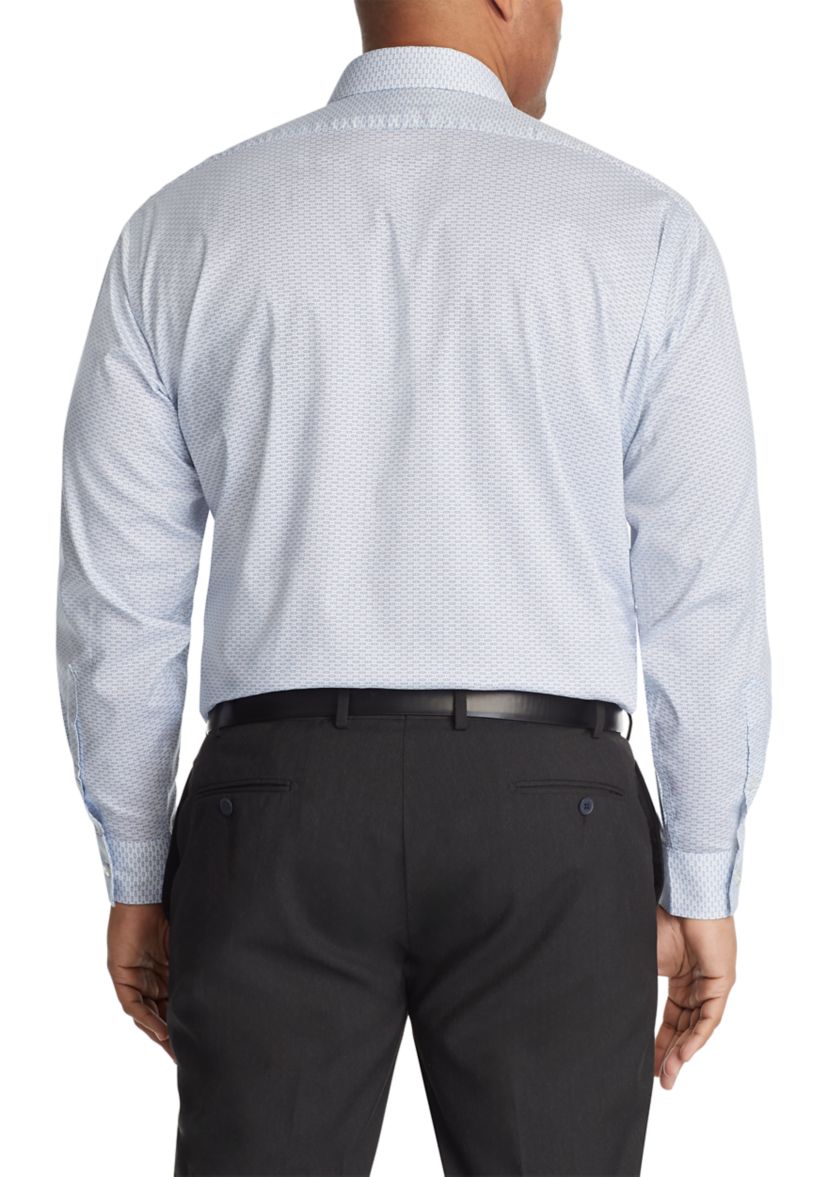 Big & Tall Ultra Wrinkle Free Stretch Collar Shirt