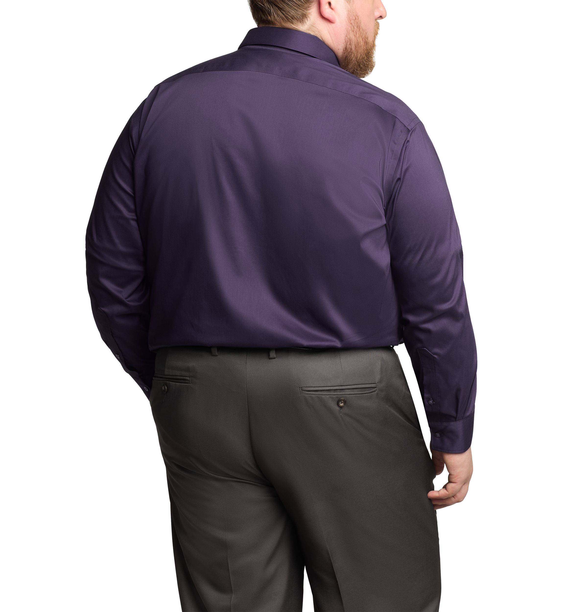 Big & Tall Ultra Wrinkle Free Stretch Collar Shirt