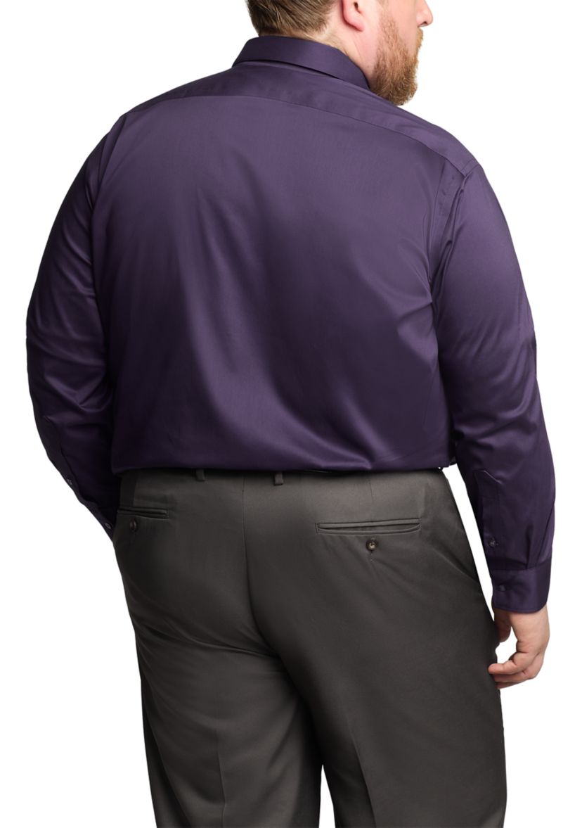 Big & Tall Ultra Wrinkle Free Stretch Collar Shirt