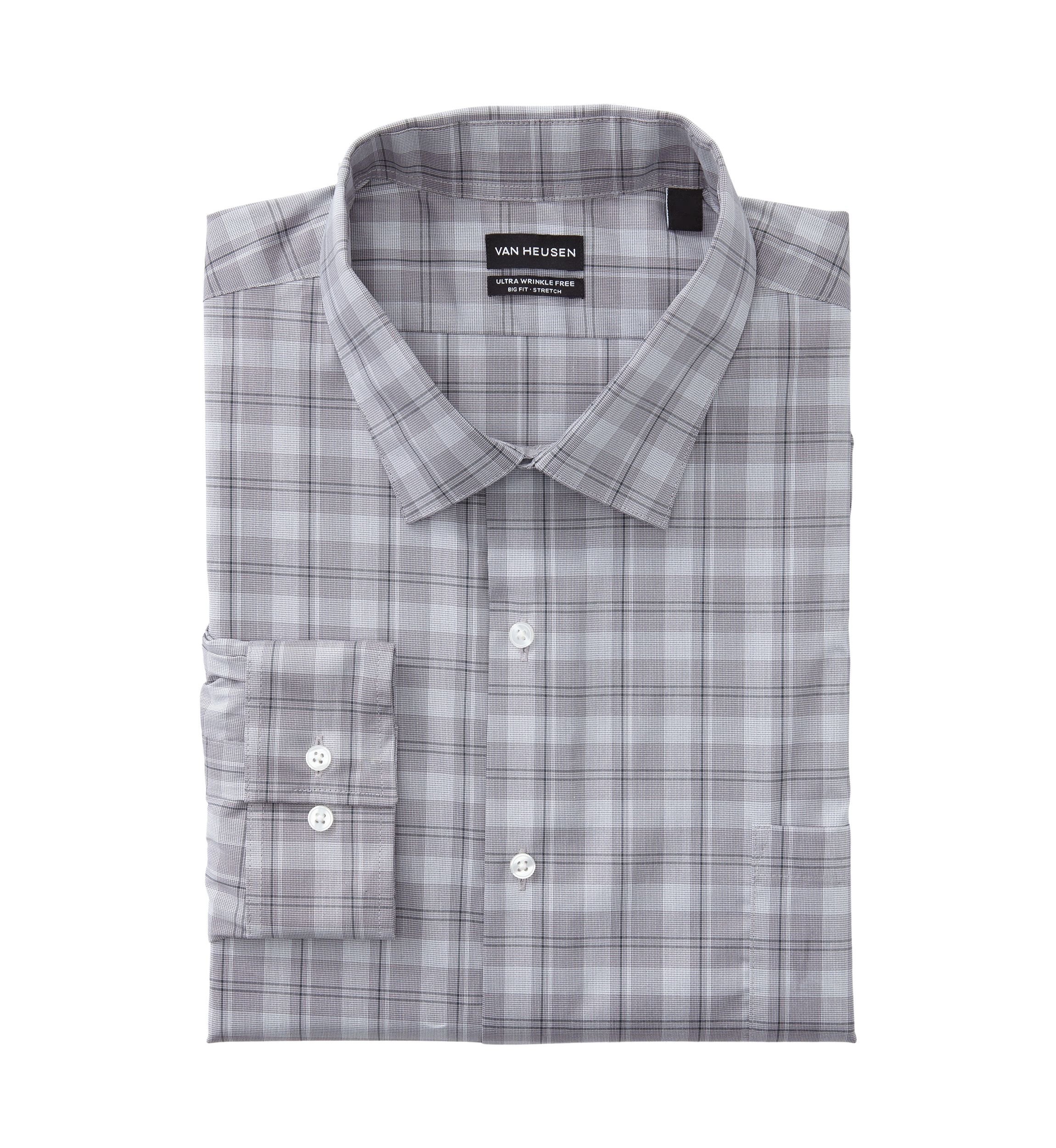 Big & Tall Ultra Wrinkle Free Stretch Collar Shirt