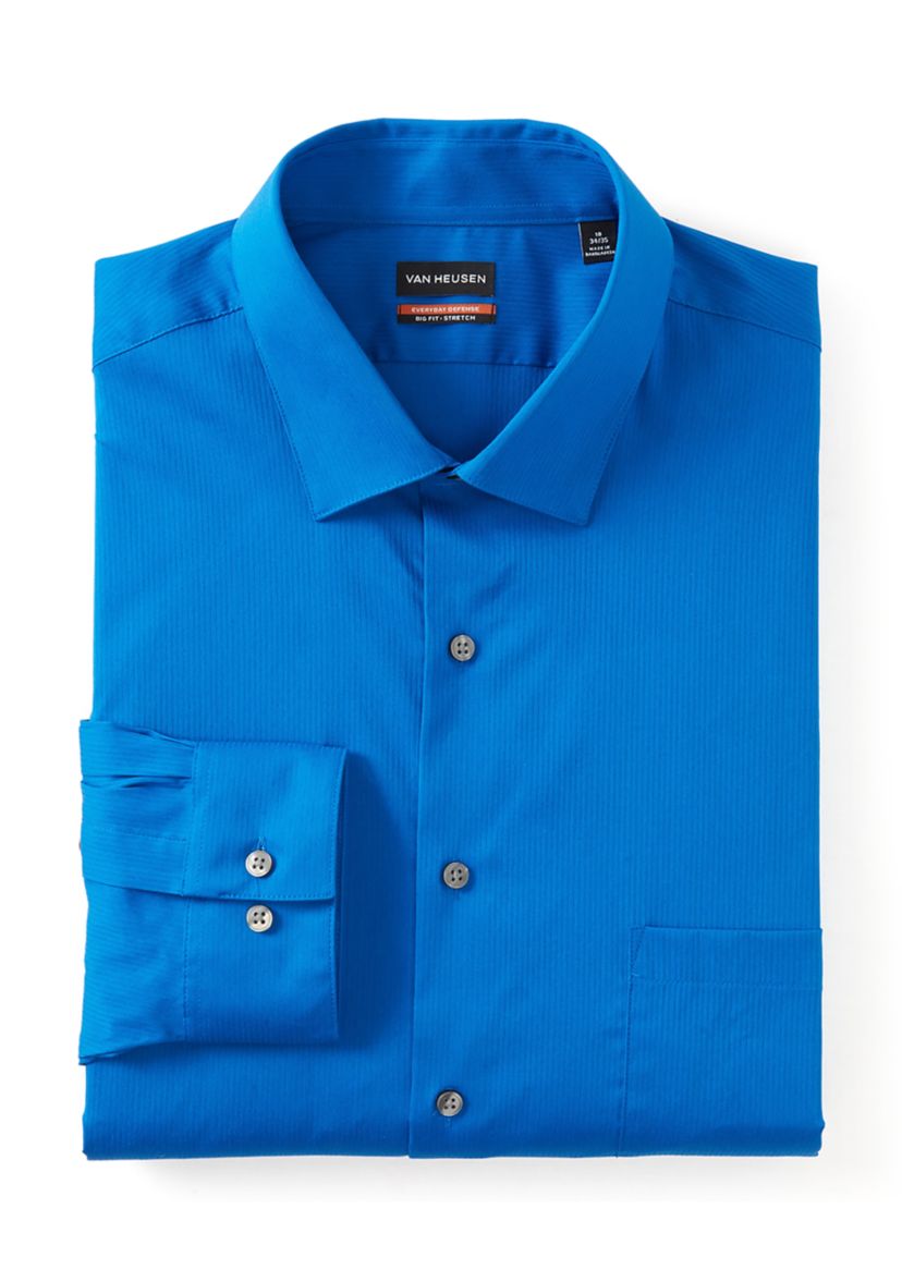 Van Heusen Big & Tall Satin Straight Fit Shirt | Belk